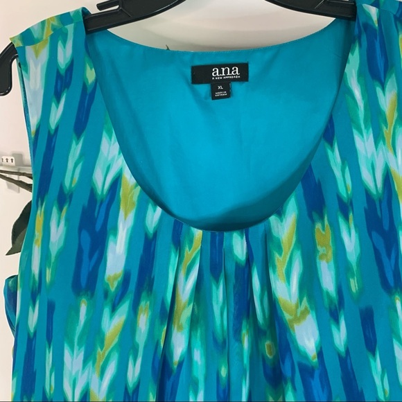 A.N.A. Women’s Lined Print Dress! XL - Picture 4 of 5